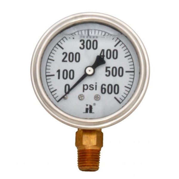 Totalturf 0  600 PSI Low Pressure Gauge TO146602